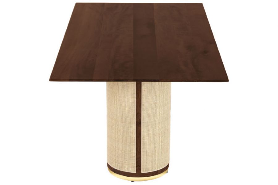 Stół Capri drewno mango rattan 200 cm - Item International
