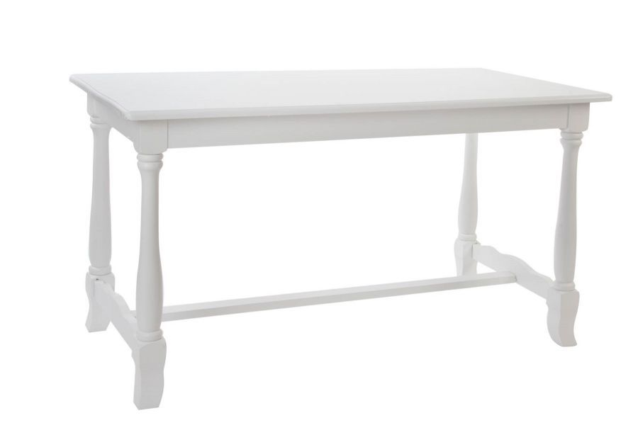 Stół drewniany Country biały 180 cm - Item International