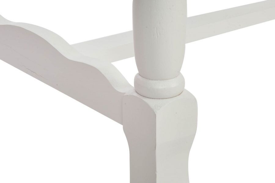 Stół drewniany Country biały 180 cm - Item International