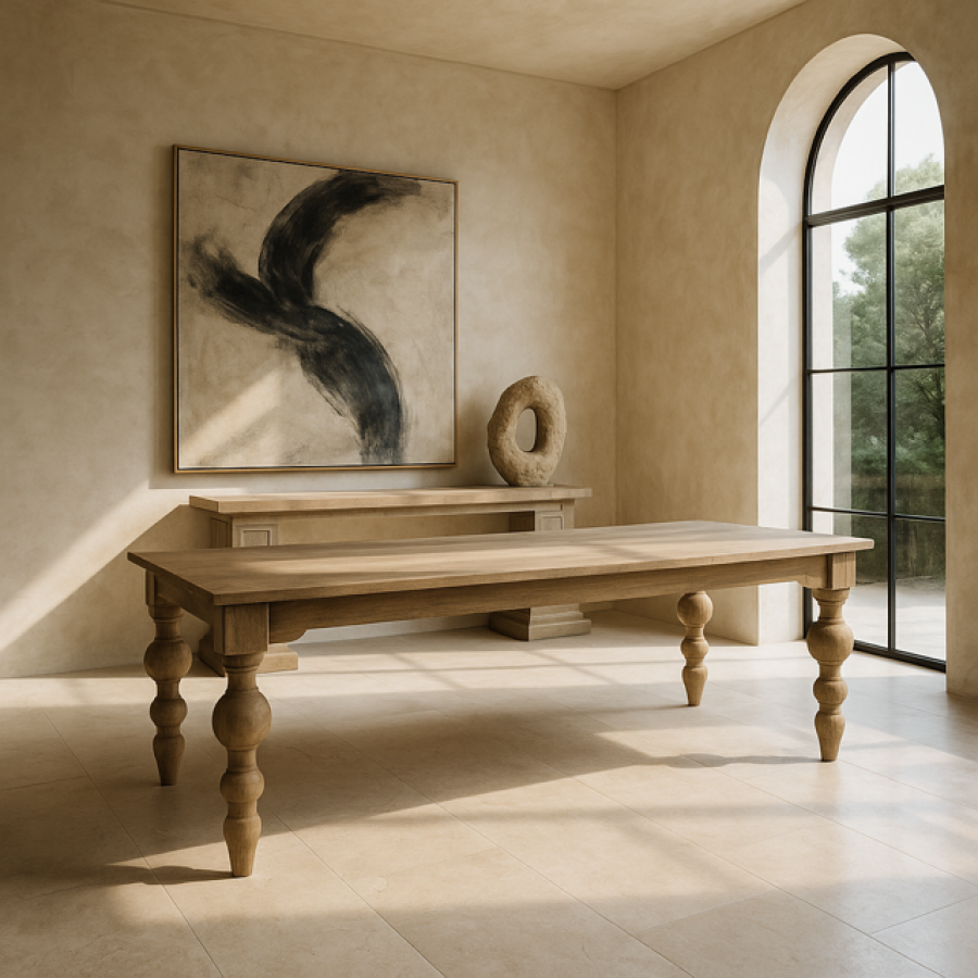 Stół drewniany Valbonne 220 cm premium