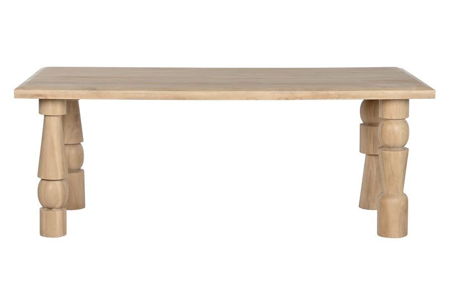 Stół drewniany Work of Art Japandi 200 cm  - Item International