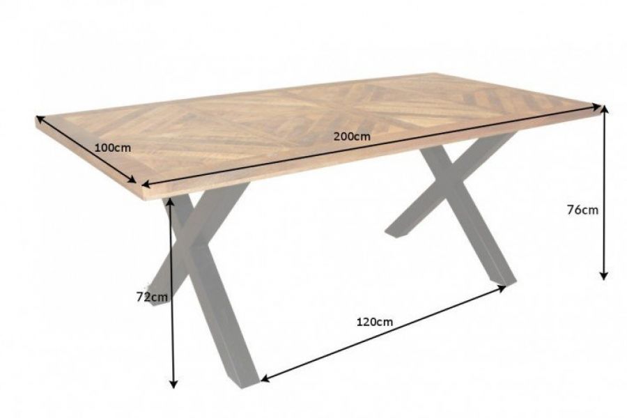 Stół Infinity Home 200cm mango natur - Invicta Interior