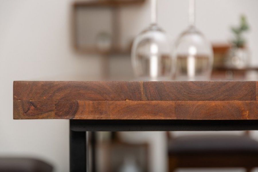 Stół Iron Craft 160 cm drewniany sheesham  - Invicta Interior