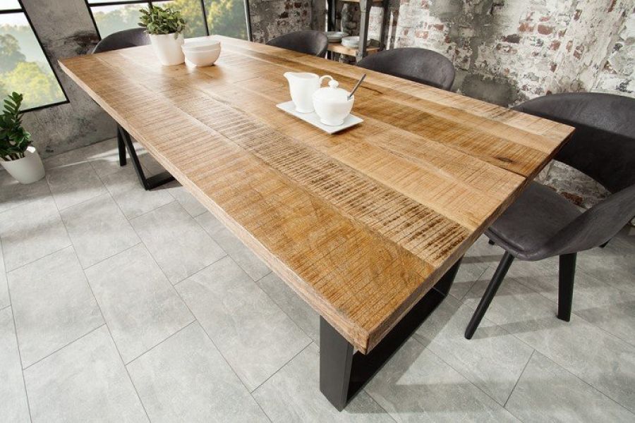 Stół Iron Craft 160 cm drewniany mango - Invicta Interior