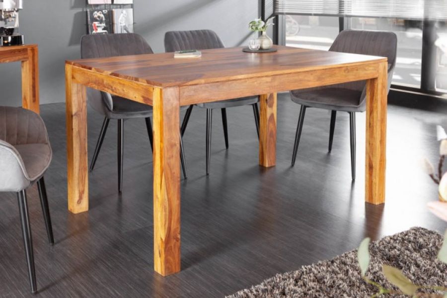 Stół Lagos drewniany 135 cm  - Invicta Interior