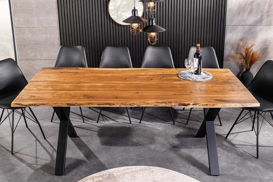 Stół Mammut 180cm drewno akacjowe 25mm - Invicta Interior