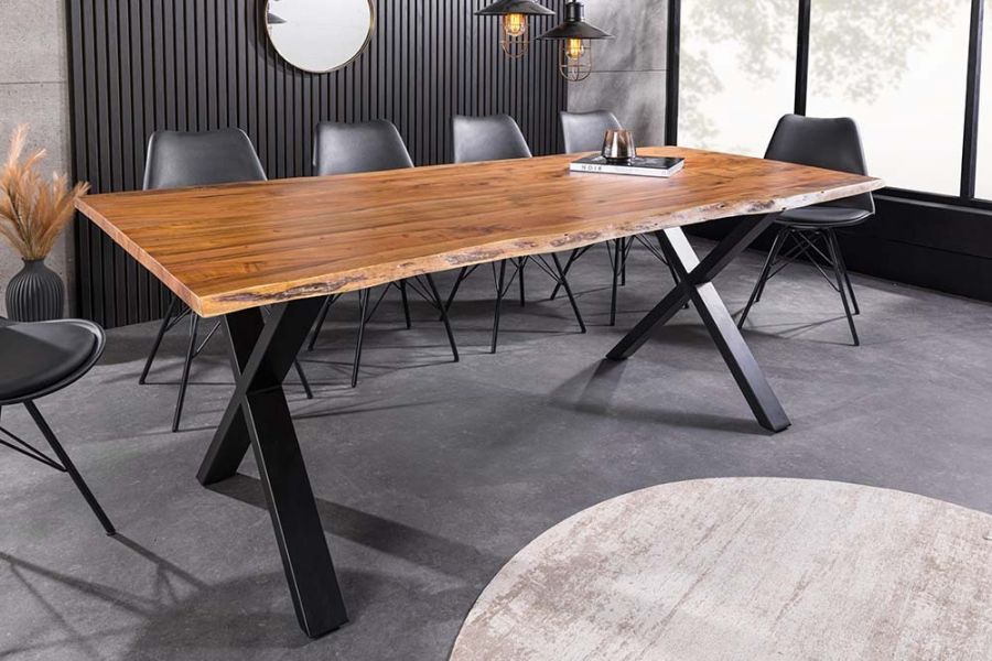 Stół Mammut 180cm drewno akacjowe 25mm - Invicta Interior