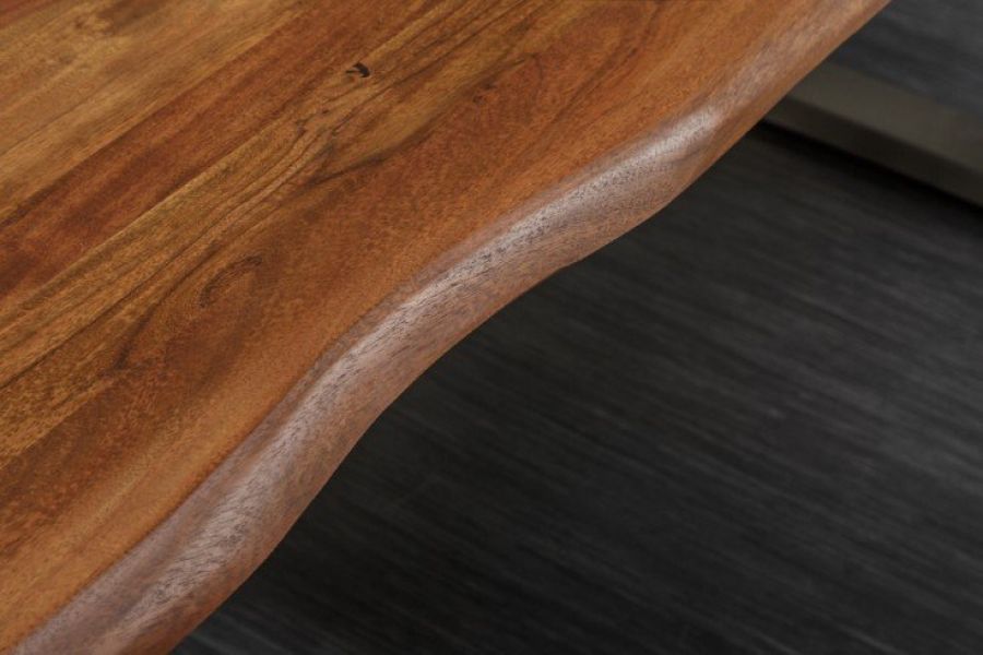 Stół Mammut 200cm drewno akacjowe 35mm honey - Invicta Interior