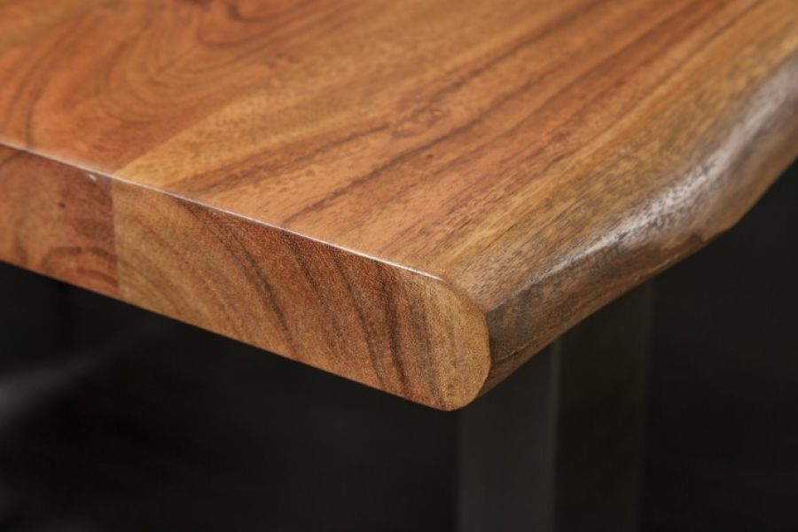 Stół Mammut 200cm drewno akacjowe 35mm honey - Invicta Interior