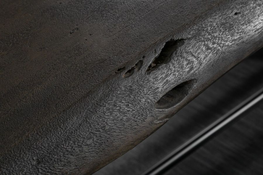 Stół Mammut industrialny 220 cm drewno akacjowe szare - Invicta Interior