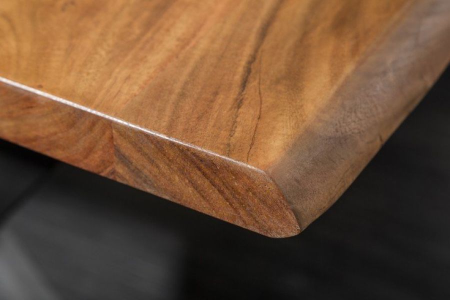 Stół Mammut X 180cm drewno akacjowe 35mm honey - Invicta Interior