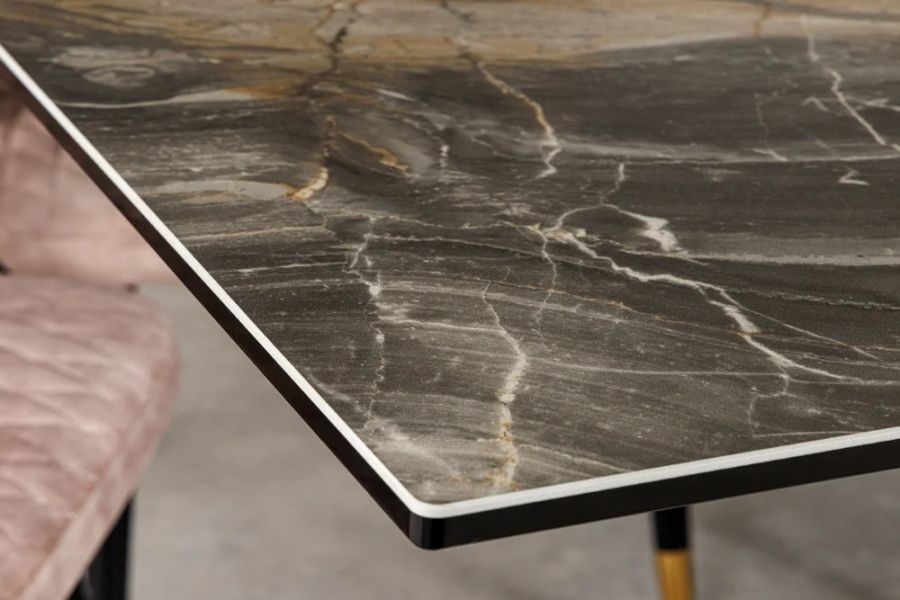 Stół Marvelous rozkładany 180-220-260 cm ceramiczny marmur taupe  - Invicta Interior