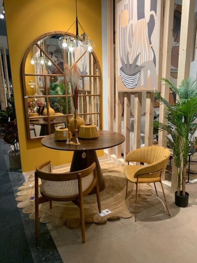 Stół okrągły 120 cm drewno mango - Item International