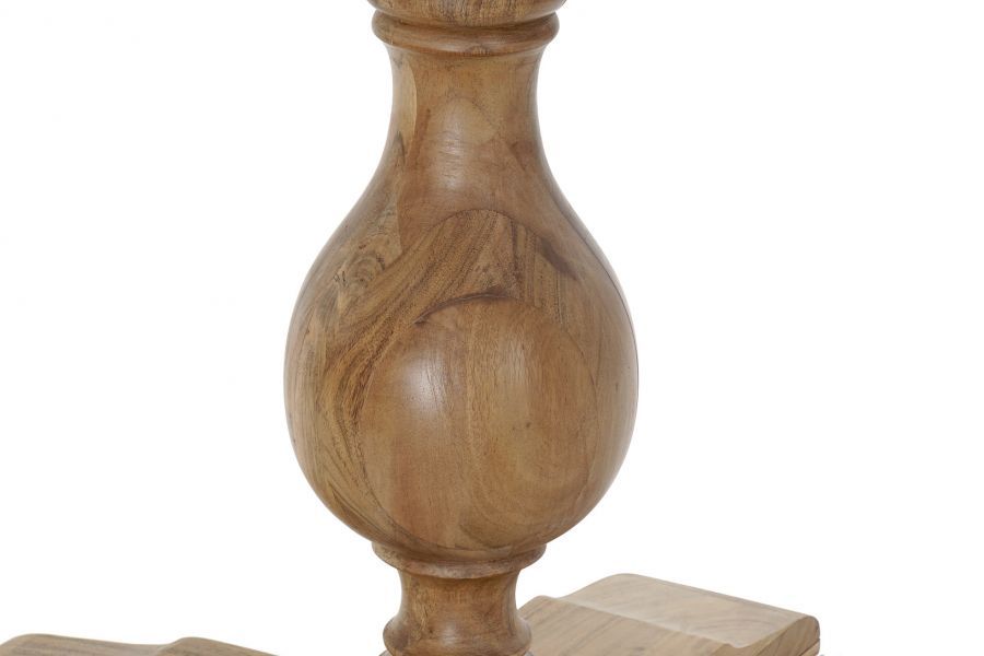 Stół okrągły drewniany Elegant 130 cm do jadalni  - Item International