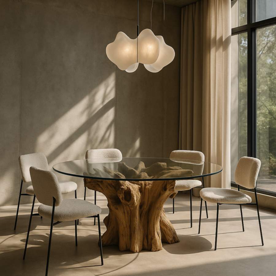 Stół okrągły drewniany Korzeń drzewa 160 cm - Item International