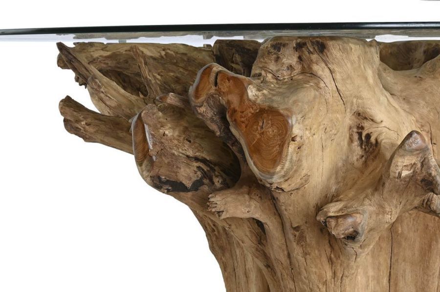 Stół okrągły drewniany Korzeń drzewa 160 cm