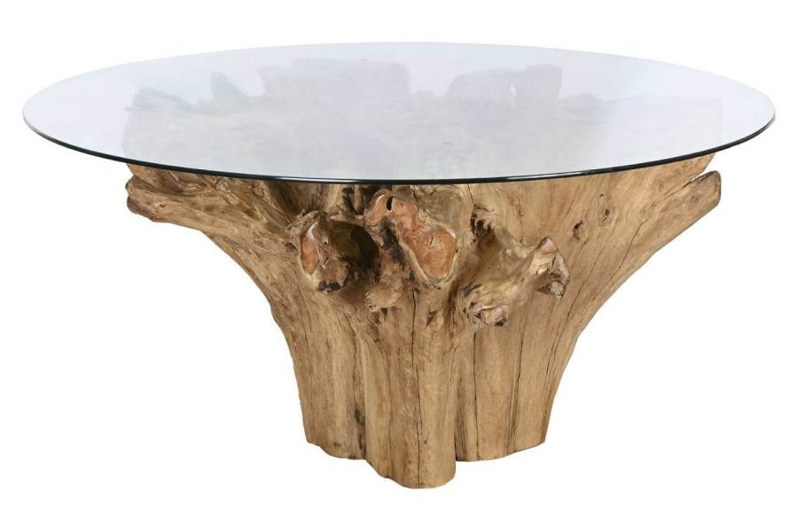 Stół okrągły drewniany Korzeń drzewa 160 cm