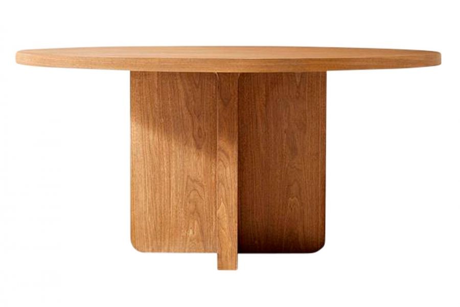 Stół okrągły Modern Lounge z drewna dębowego - Item International