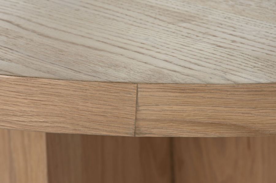 Stół okrągły Modern Lounge z drewna dębowego - Item International