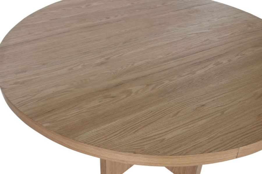 Stół okrągły Modern Lounge z drewna dębowego - Item International