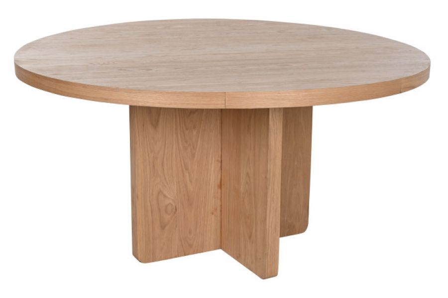 Stół okrągły Modern Lounge z drewna dębowego - Item International