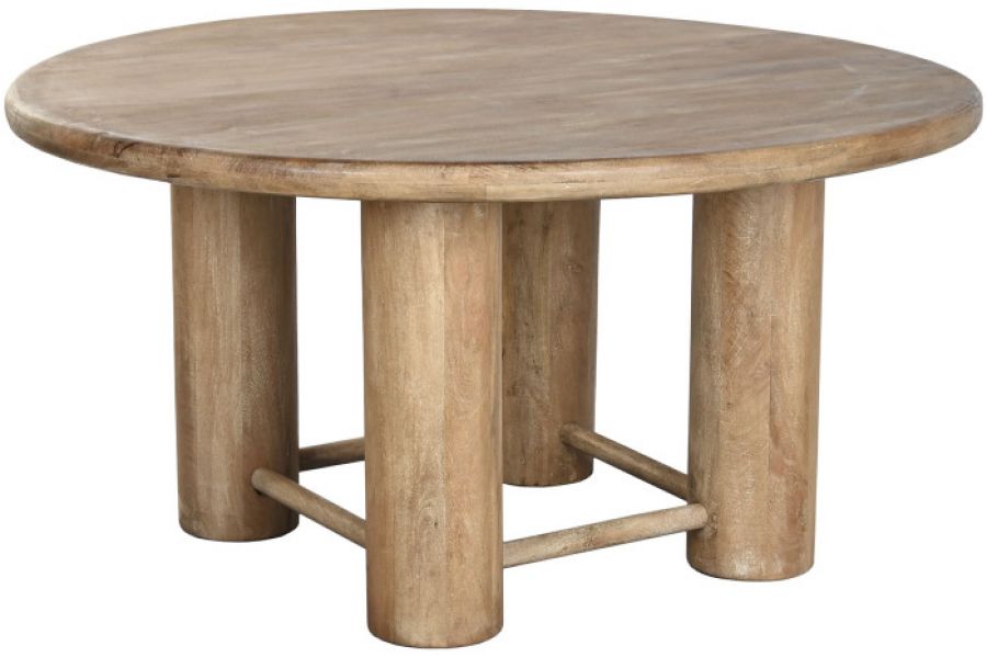 Stół okrągły Wabi Sabi 150 cm z drewna mango