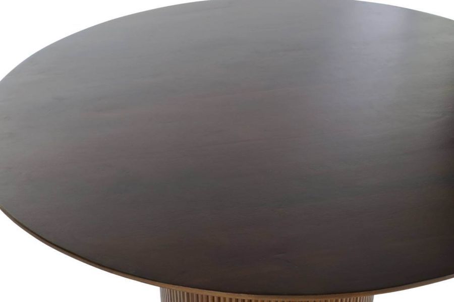 Stół okrągły z drewna mango 120 cm - Item International