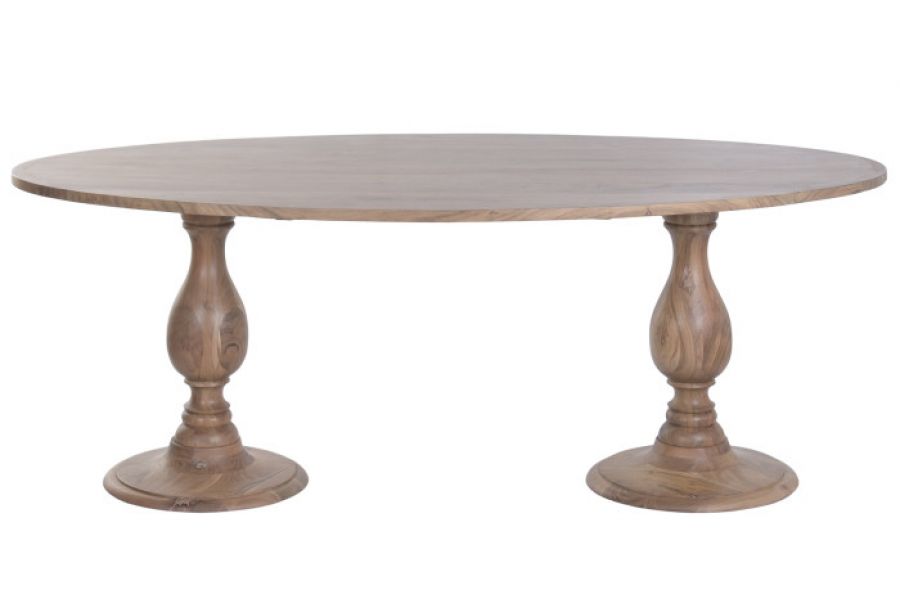 Stół owalny Stylized akacja 200 cm