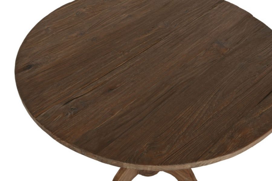 Stół Teca okrągły z drewna tekowego 80 cm - Item International