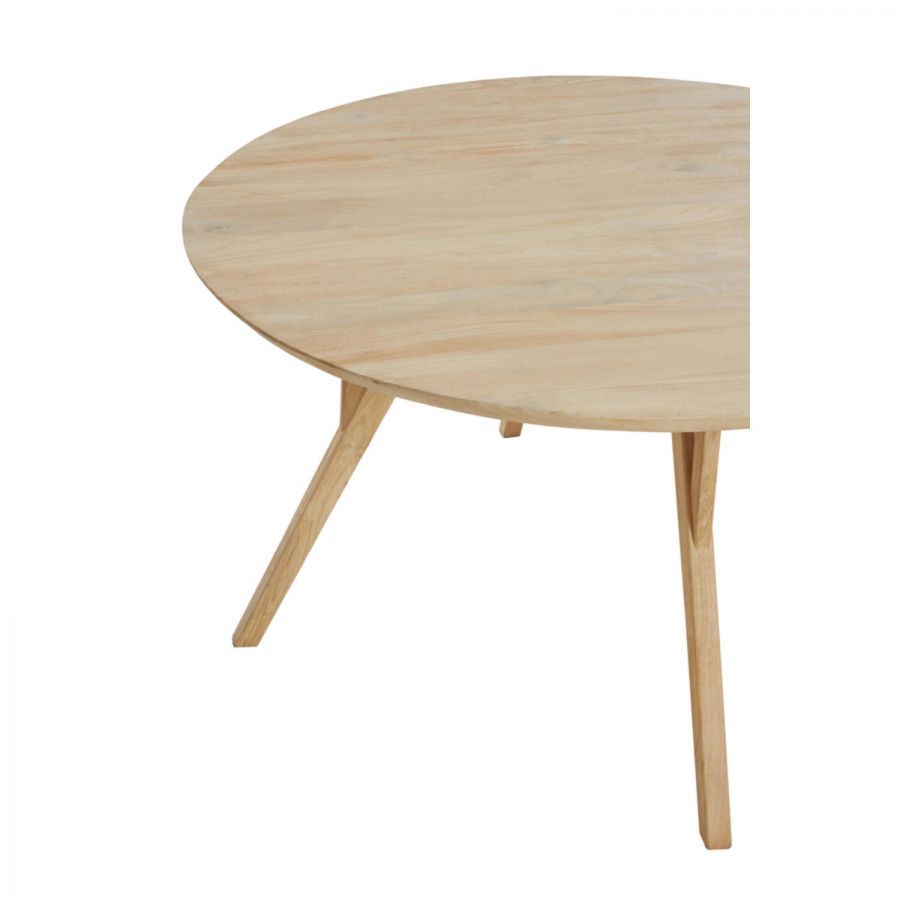 Stół Verona light z drewna mango okrągły 140 cm - Light & Living