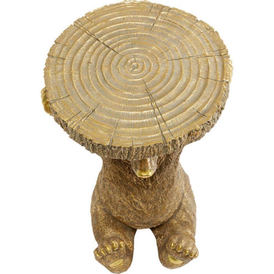 Stolik Animal Bear złoty  - Kare Design