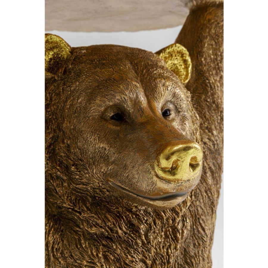 Stolik Animal Bear złoty  - Kare Design