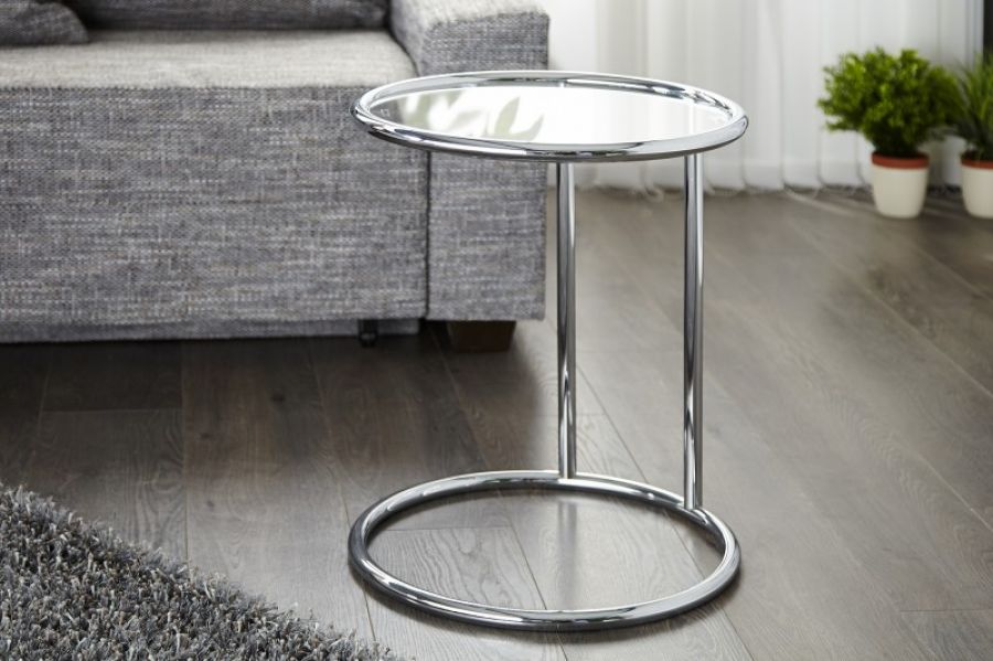 Stolik Art Deco original 55 cm chrom  - Invicta Interior