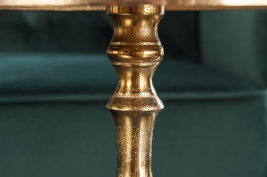 Stolik Barocco Jardin 55 cm złoty - Invicta Interior