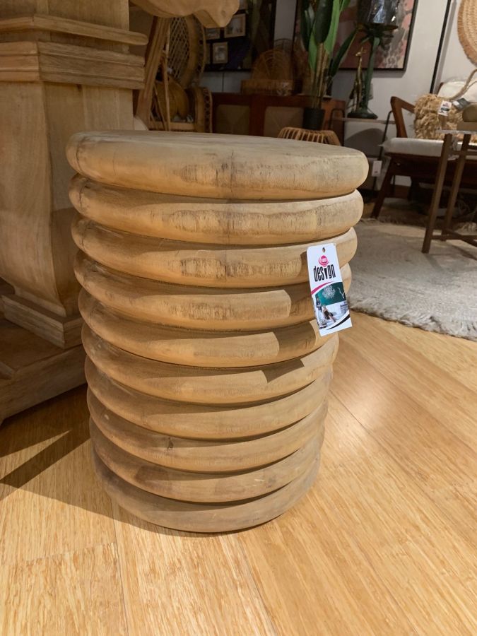 Stolik Bubble drewniany - Kaemingk