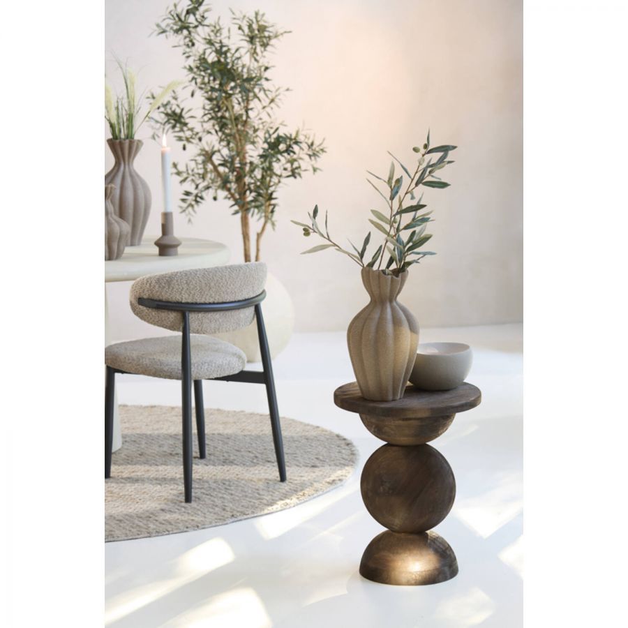 Stolik drewniany Mirto dark brown - Light & Living