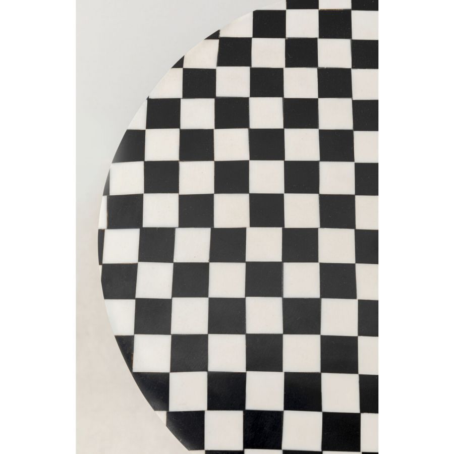 Stolik kawowy Domero Chess czarno biały - Kare Design