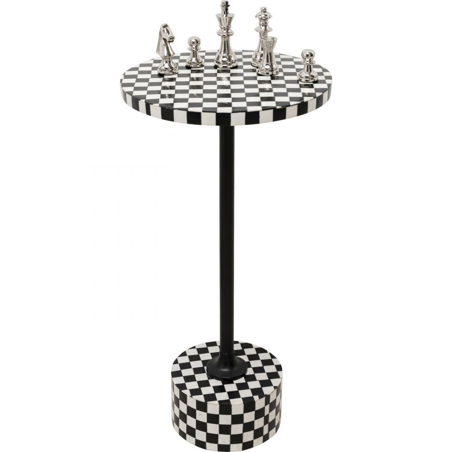 Stolik kawowy Domero Chess czarno biały - Kare Design