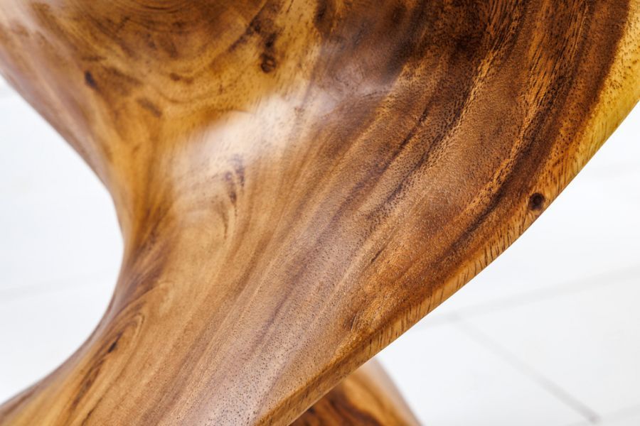 Stolik kawowy drewniany Arte Helix 30 cm - Invicta Interior
