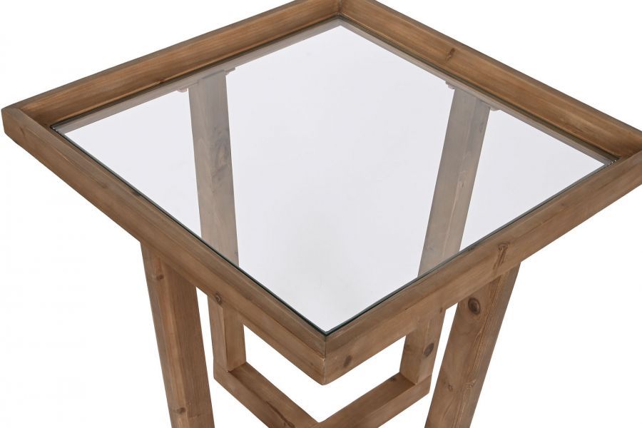 Stolik kawowy drewniany Transparent - Item International