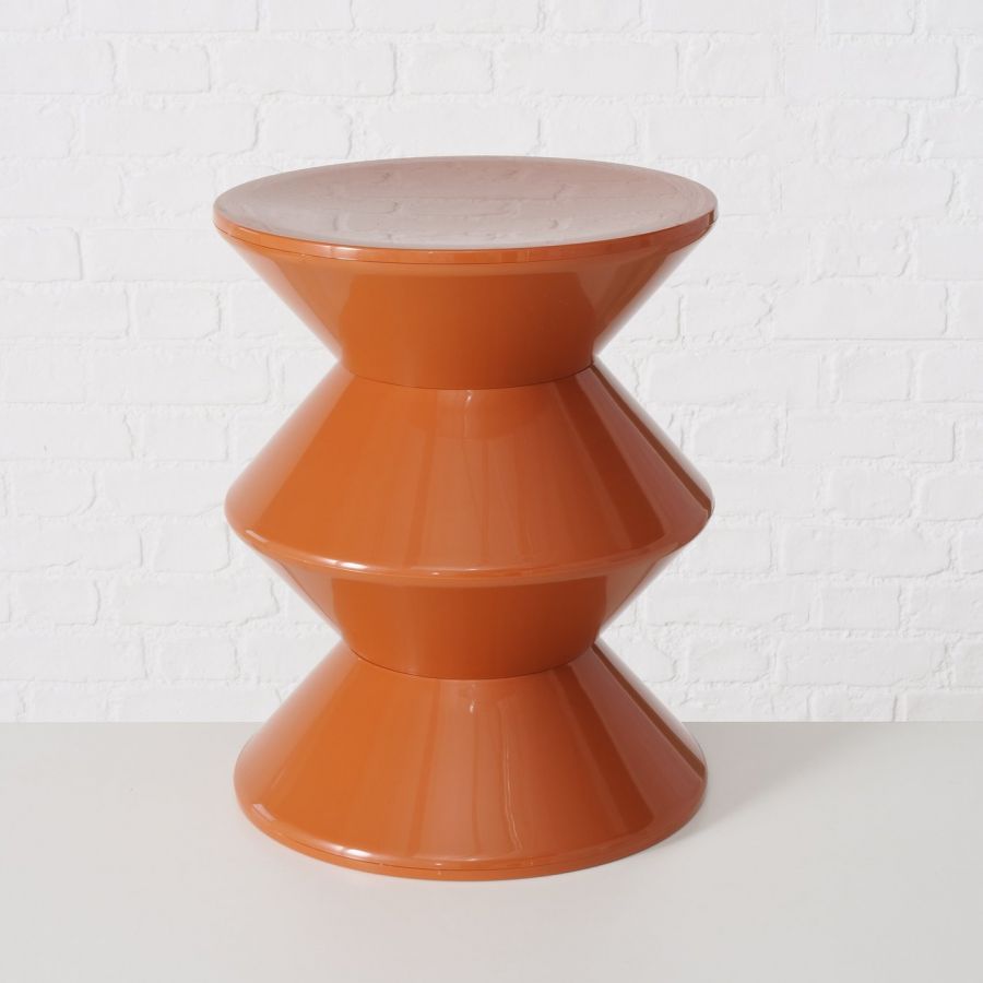Stolik kawowy Shanti orange terakota - Boltze