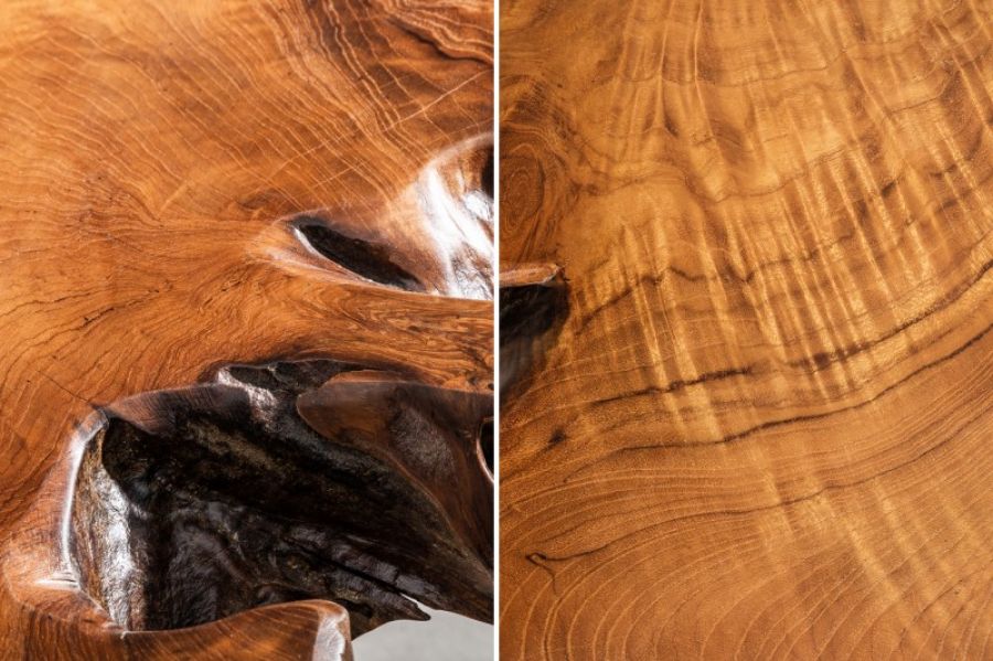 Stolik kawowy Wild 100 cm teak  - Invicta Interior