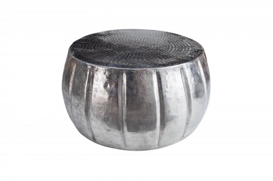 Stolik Marrakesch 65cm aluminium srebrny - Invicta Interior