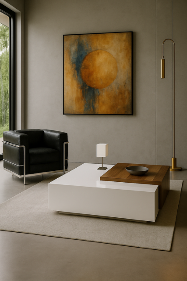 Stolik Neo Box biały - Invicta Interior