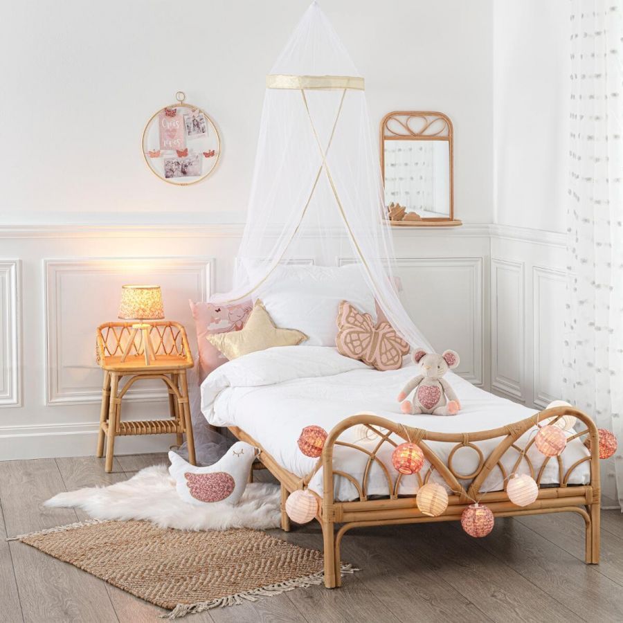 Stolik nocny rattanowy Boho - Atmosphera