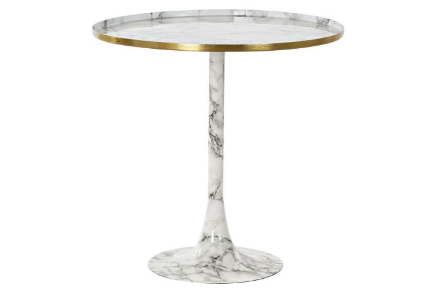 Stolik okrągły Marble Luxe