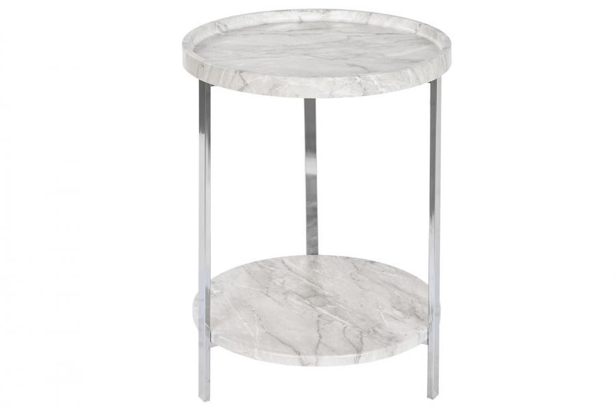 Stolik pomocniczy Marmur z 2 blatami - Item International