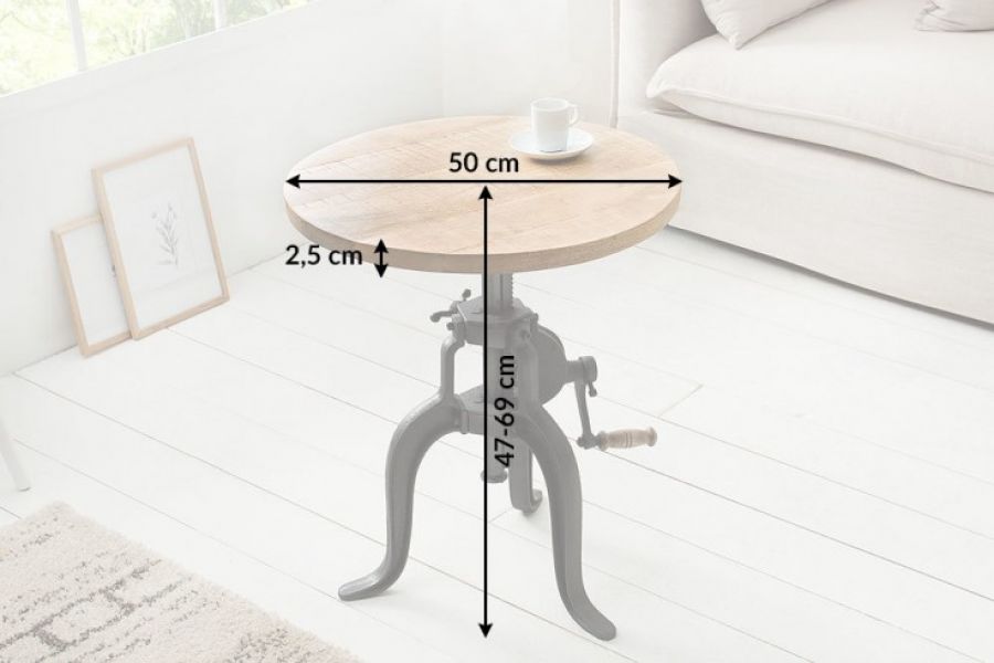Stolik regulowany Engineer - Invicta Interior