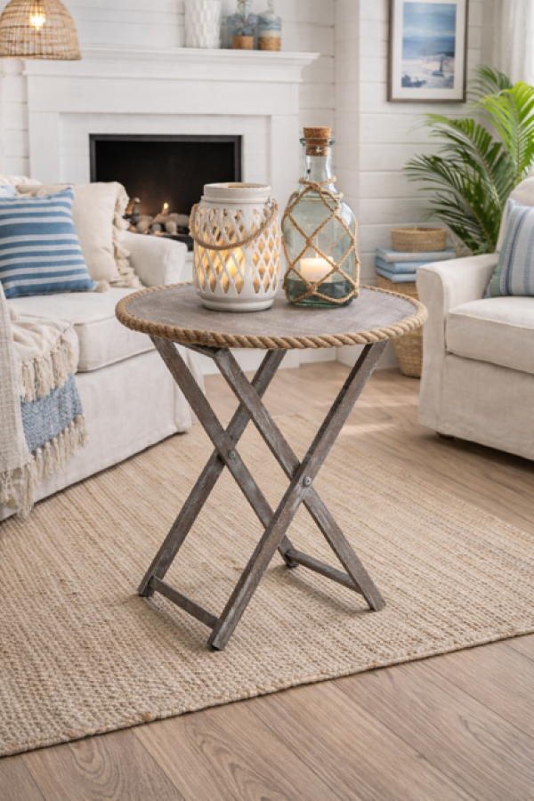 Stolik Rope Collection 45 cm  - Inart