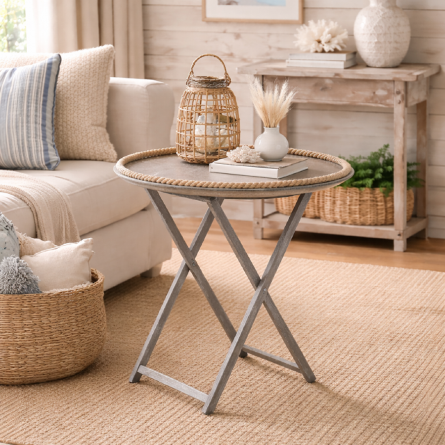 Stolik Rope Collection 55 cm  - Inart